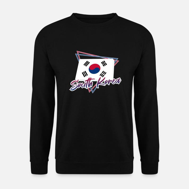 Südkorea - Unisex Pullover - Schwarz