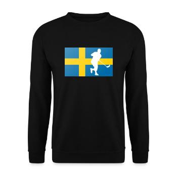 floorball - Unisex Pullover - Schwarz - Vorne - Alina (178cm) & Michal (187cm)
