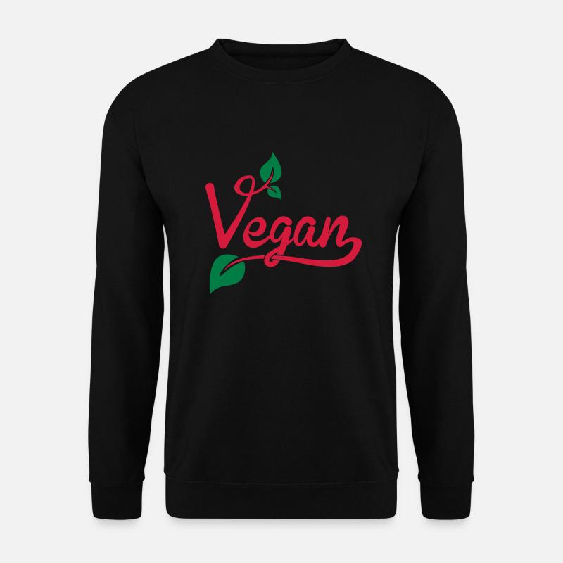 Vegan - Ernährung -Veganismus - Frutarier - Gesund - Unisex Pullover - Schwarz