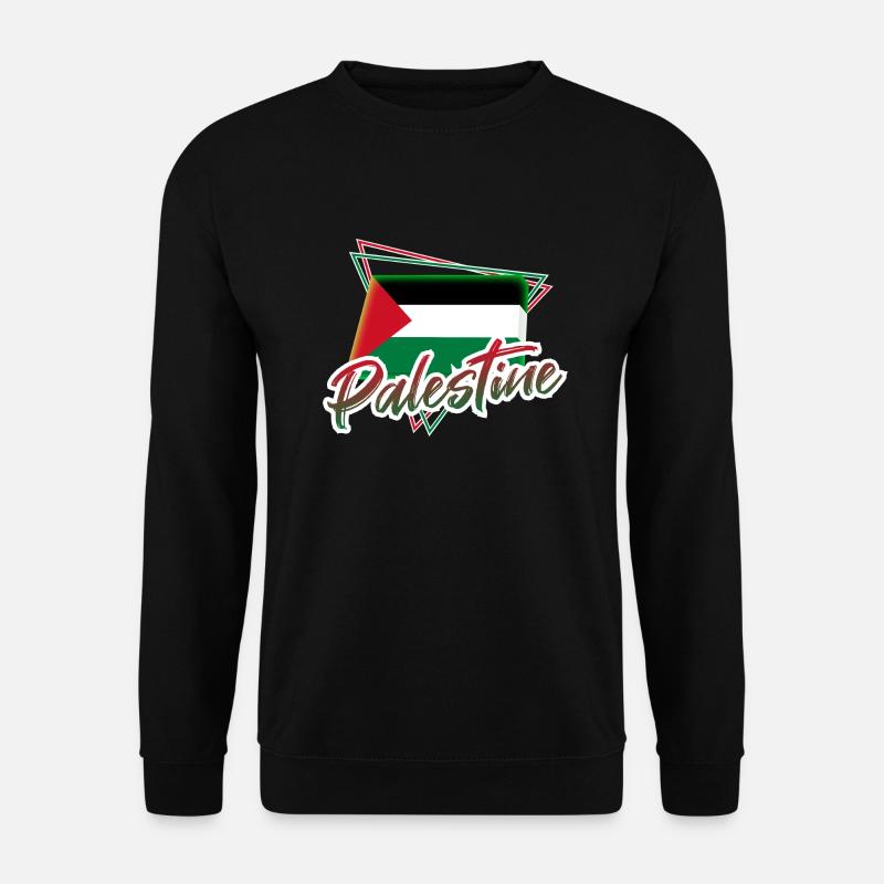 Palästina - Unisex Pullover - Schwarz