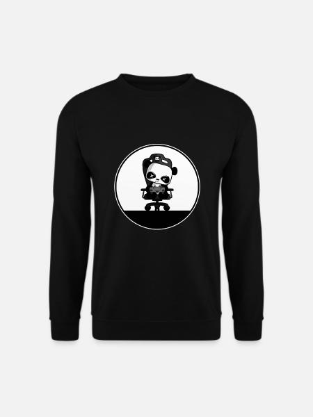 Mignon Gaming Panda, PEW PEW, Nerd, Gamer, Gaming - Sweat-shirt Unisexe - noir