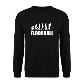 Floorball - Sweat-shirt Unisexe - noir - Devant - Alina (178cm) & Michal (187cm)