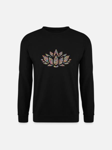 Lotus - Unisex Pullover - Schwarz