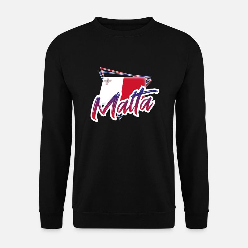 Malta - Unisex Pullover - Schwarz
