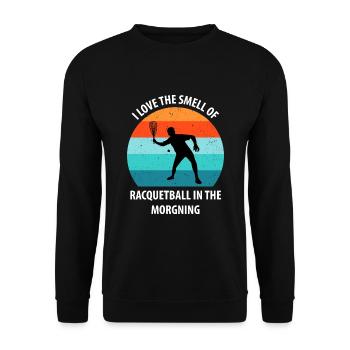 Racqueetball - Sweat-shirt Unisexe - noir - Devant - Alina (178cm) & Michal (187cm)