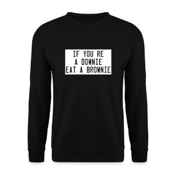 Party Lifestyle Déclaration cadeau - Sweat-shirt Unisexe - noir - Devant - Alina (178cm) & Michal (187cm)