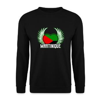 Martinique - Unisex Pullover - Schwarz - Vorne - Alina (178cm) & Michal (187cm)