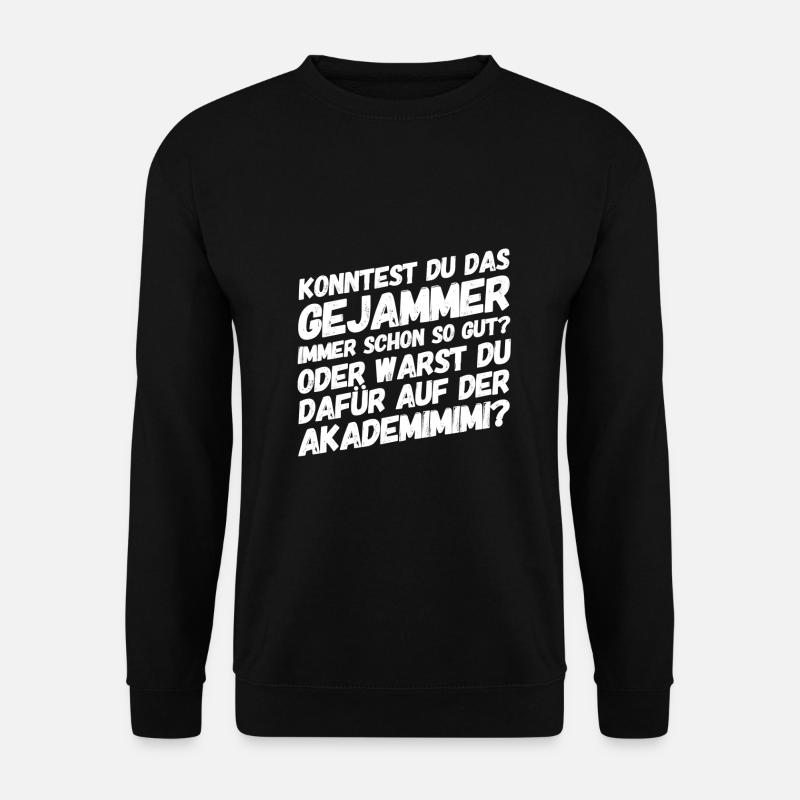 Bürohumor Büro Lustige Witzige Sprüche Mimimi - Unisex Pullover - Schwarz
