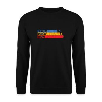 Triathlon - Sweat-shirt Unisexe - noir - Devant - Alina (178cm) & Michal (187cm)