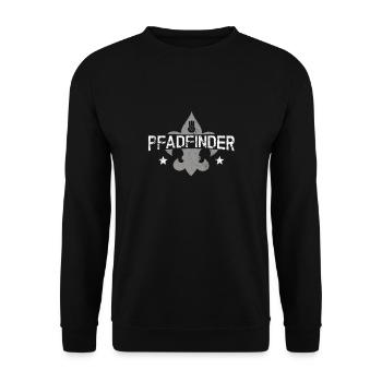 Pfadfinder - Unisex Pullover - Schwarz - Vorne - Alina (178cm) & Michal (187cm)