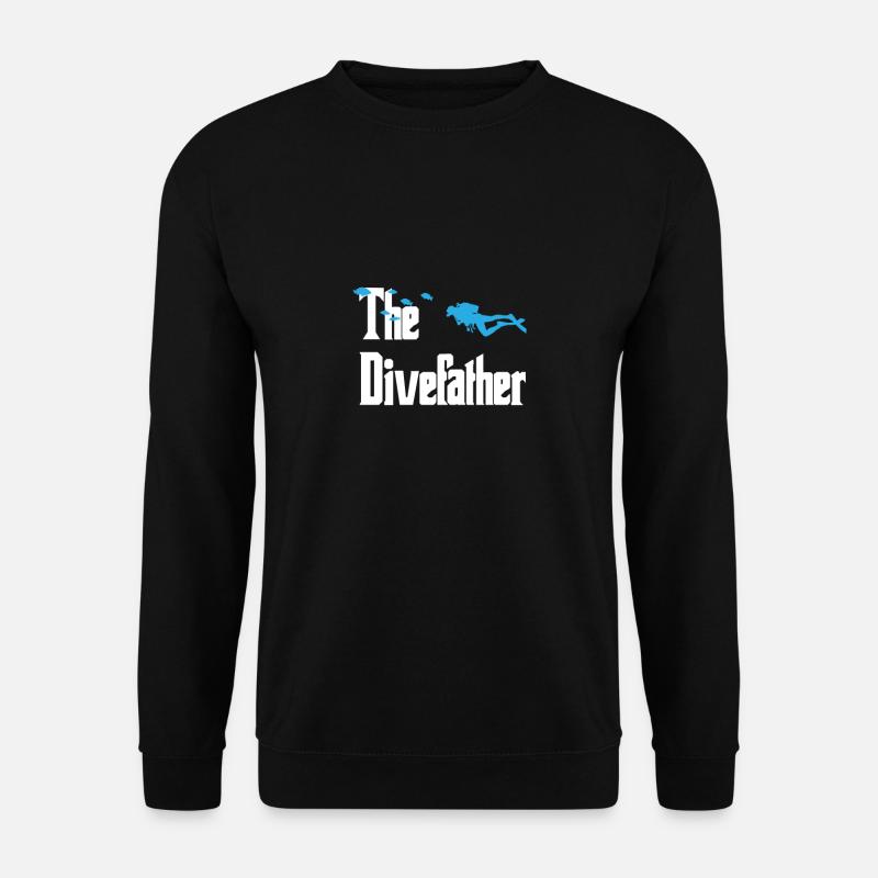 Divefather - Tauchen, Taucher - Unisex Pullover - Schwarz