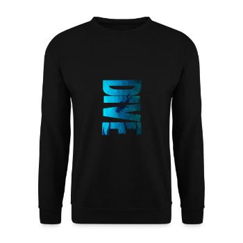 Plongée - plongée, plongeurs, plongée en apnée - Sweat-shirt Unisexe - noir - Devant - Alina (178cm) & Michal (187cm)