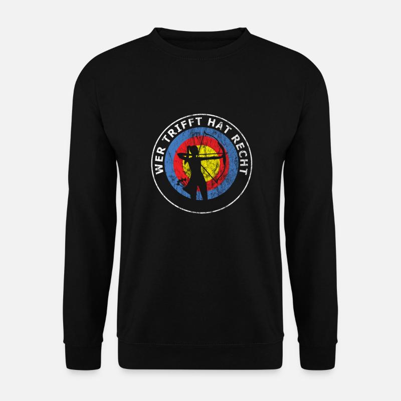 Bogenschießen - Unisex Pullover - Schwarz