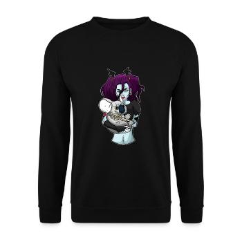 Zombie Monster Undead Koala Creature Halloween - Sweat-shirt Unisexe - noir - Devant - Alina (178cm) & Michal (187cm)