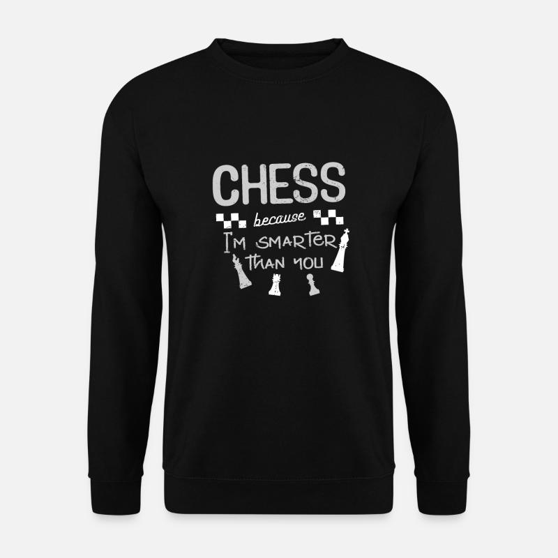 Échecs échecs - Sweat-shirt Unisexe - noir