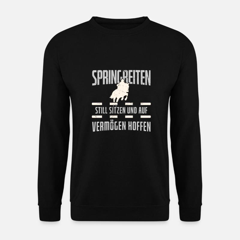 Springreiter - Unisex Pullover - Schwarz