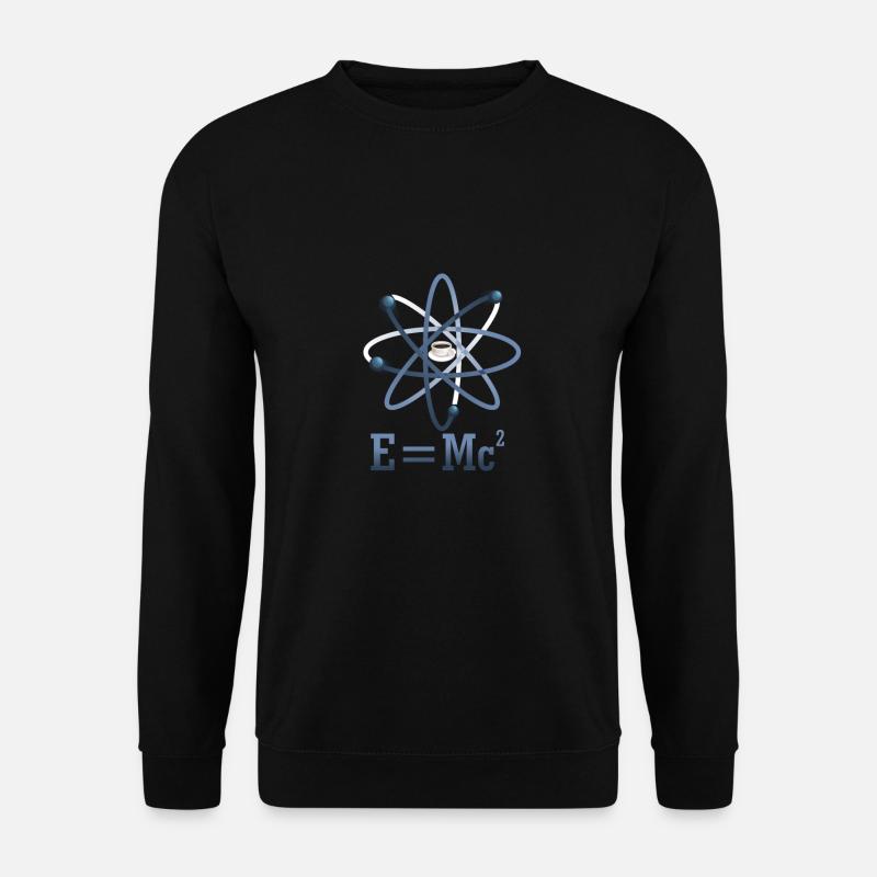 E = MC2 - Coffee Atom Elemento - Unisex Sweatshirt - black