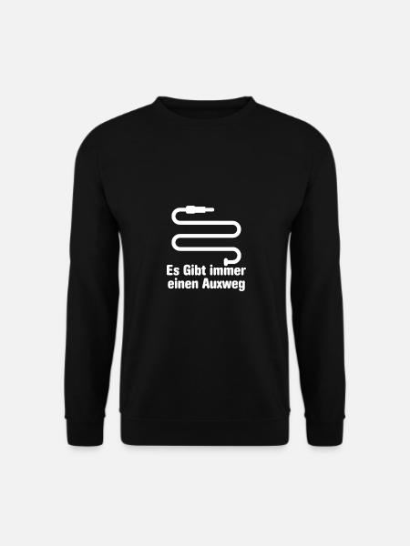 Auxweg - Kabel, Tontechniker - Unisex Pullover - Schwarz