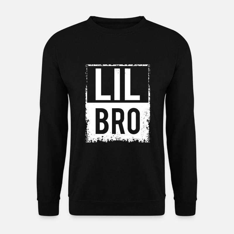 Jüngerer Bruder Geschenk Geschwister - Unisex Pullover - Schwarz