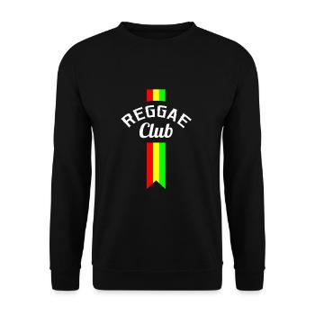 Reggae Club - Sweat-shirt Unisexe - noir - Devant - Alina (178cm) & Michal (187cm)