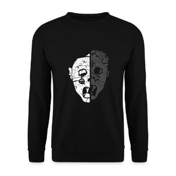 Zombie - Sweat-shirt Unisexe - noir - Devant - Alina (178cm) & Michal (187cm)
