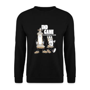 Chess Combo - Unisex Sweatshirt - black - Front - Alina (178cm) & Michal (187cm)