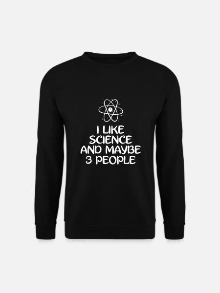 Drei Wissenschaft Personen - Unisex Pullover - Schwarz