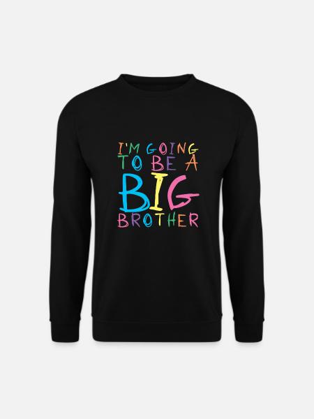 Stolzer großer Bruder - Unisex Pullover - Schwarz