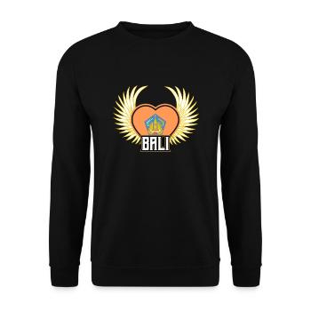Bali - Sweat-shirt Unisexe - noir - Devant - Alina (178cm) & Michal (187cm)