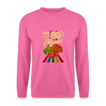 80er Jahre Lied - Unisex Pullover - Pink - Vorne