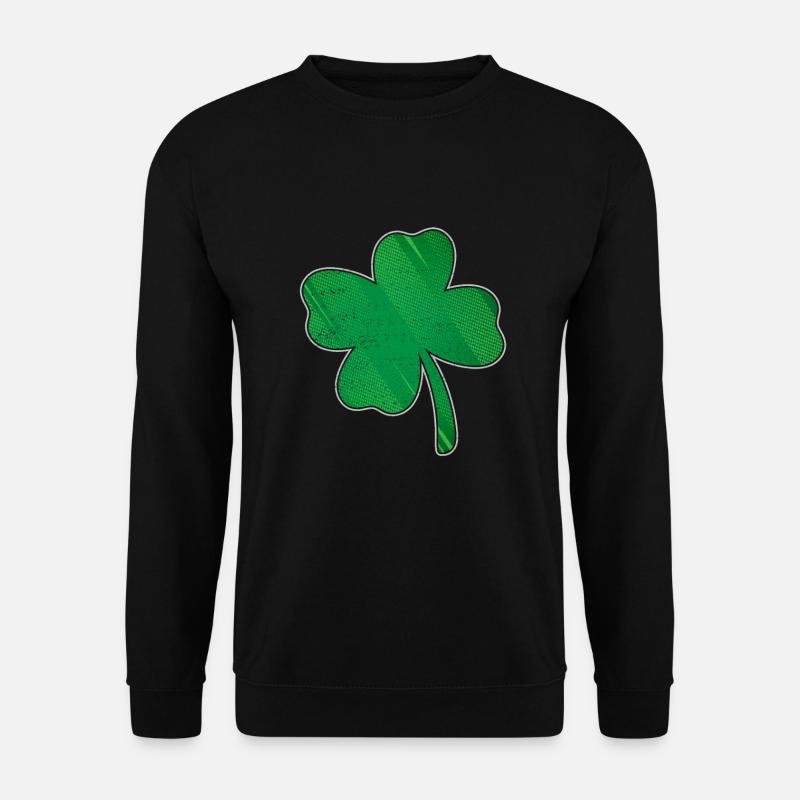 Kleeblatt - Unisex Pullover - Schwarz