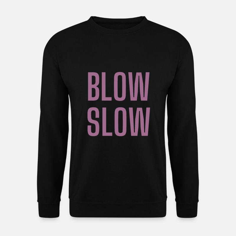 langsames pusten - Unisex Pullover - Schwarz