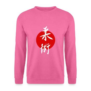 Ju Jutsu Shirt Sticker Martial Arts - Unisex Sweatshirt - pink - Front
