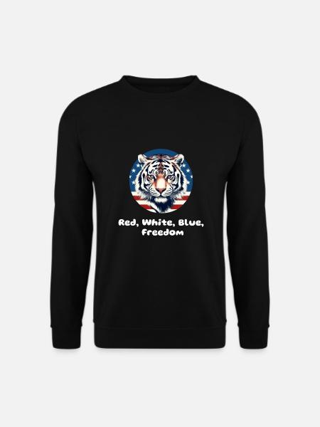 Rouge blanc bleu Liberté - Sweat-shirt Unisexe - noir