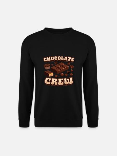 Candy Chocolate Chocolate Chocolate Crew - Unisex Sweatshirt - black