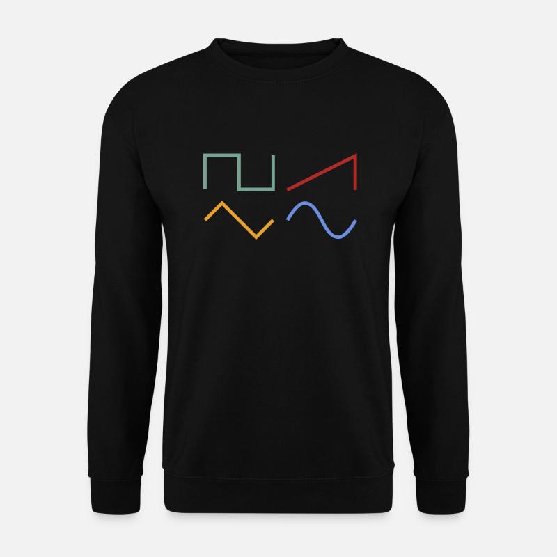 WAVEFORMS - Unisex Sweatshirt - black