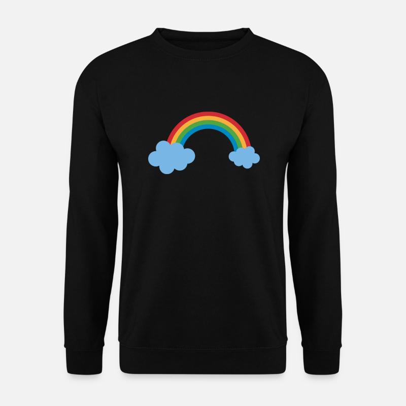 Regenbogen - Unisex Pullover - Schwarz