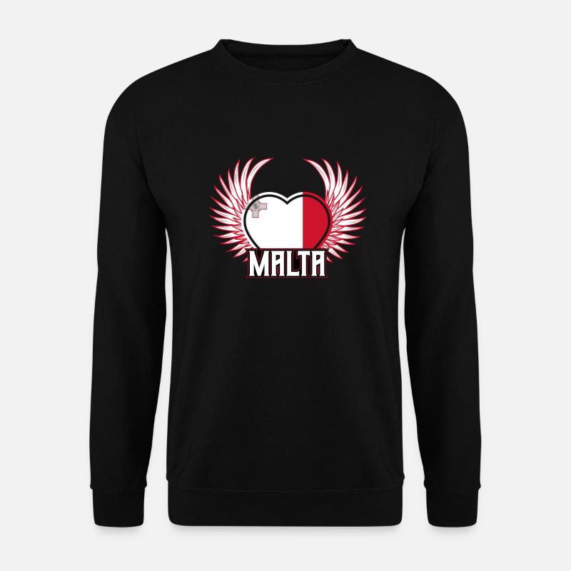 Malta - Unisex Pullover - Schwarz