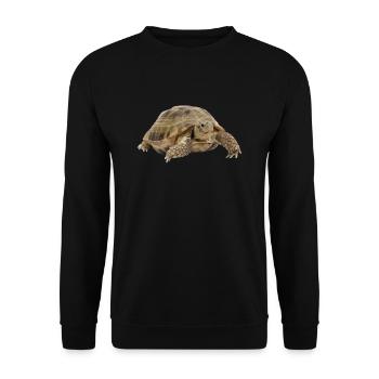turtle schildkroete tiere animals7 - Unisex Pullover - Schwarz - Vorne - Alina (178cm) & Michal (187cm)