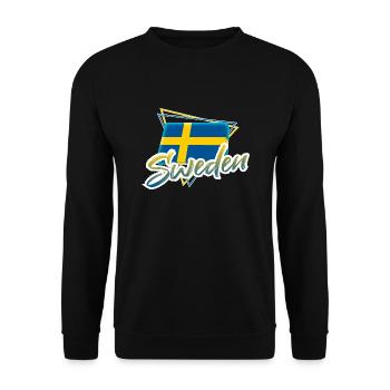 Suède - Sweat-shirt Unisexe - noir - Devant - Alina (178cm) & Michal (187cm)