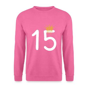 15 - Unisex Pullover - Pink - Vorne