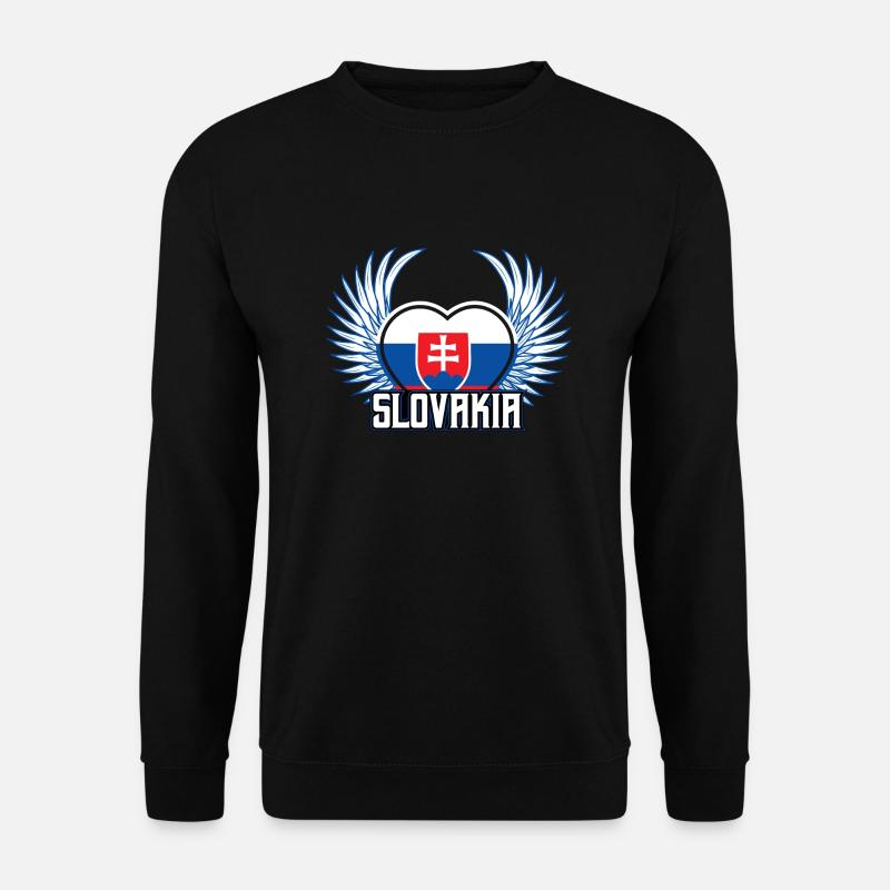 Slowakei - Unisex Pullover - Schwarz