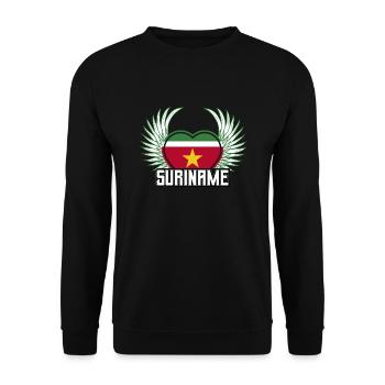 Suriname - Sweat-shirt Unisexe - noir - Devant - Alina (178cm) & Michal (187cm)