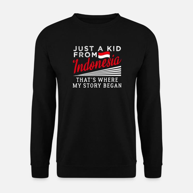 Indonesia - Unisex Sweatshirt - black