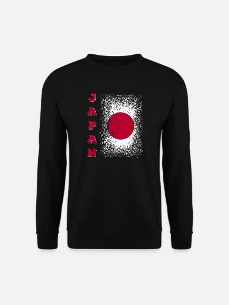 Japan flag - Unisex Sweatshirt - black