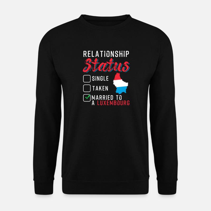 Luxembourg - Unisex Sweatshirt - black