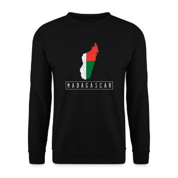 Madagaskar - Unisex Pullover - Schwarz - Vorne - Alina (178cm) & Michal (187cm)
