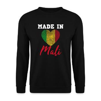 Mali - Sweat-shirt Unisexe - noir - Devant - Alina (178cm) & Michal (187cm)