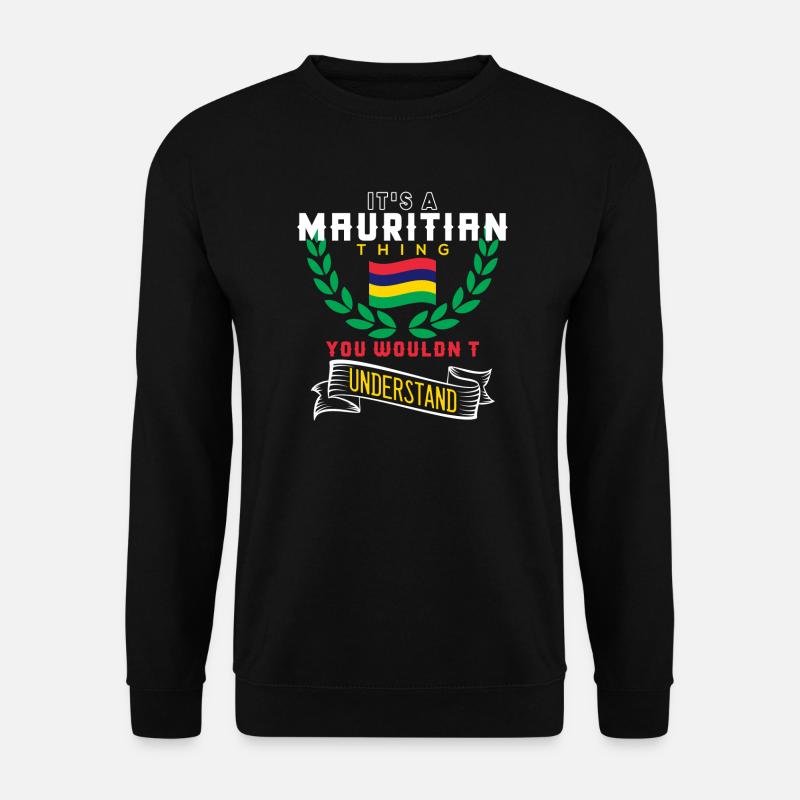 Mauritius - Unisex Pullover - Schwarz
