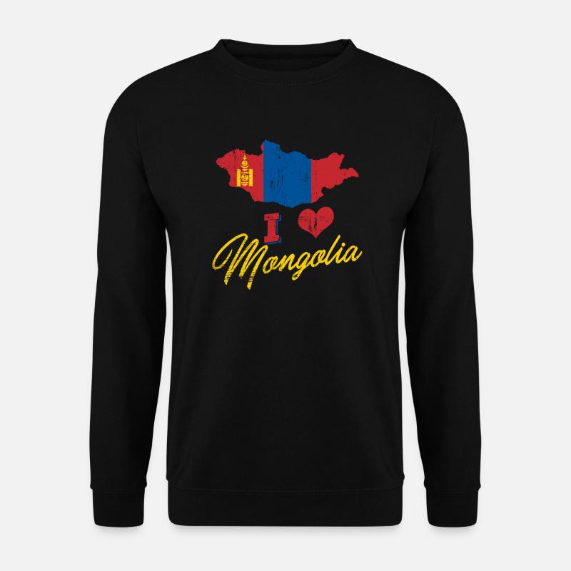 Mongolia - Unisex Sweatshirt - black